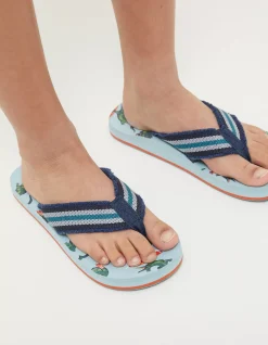 FatFace Carter Crocodile Flip Flops|Boys View All