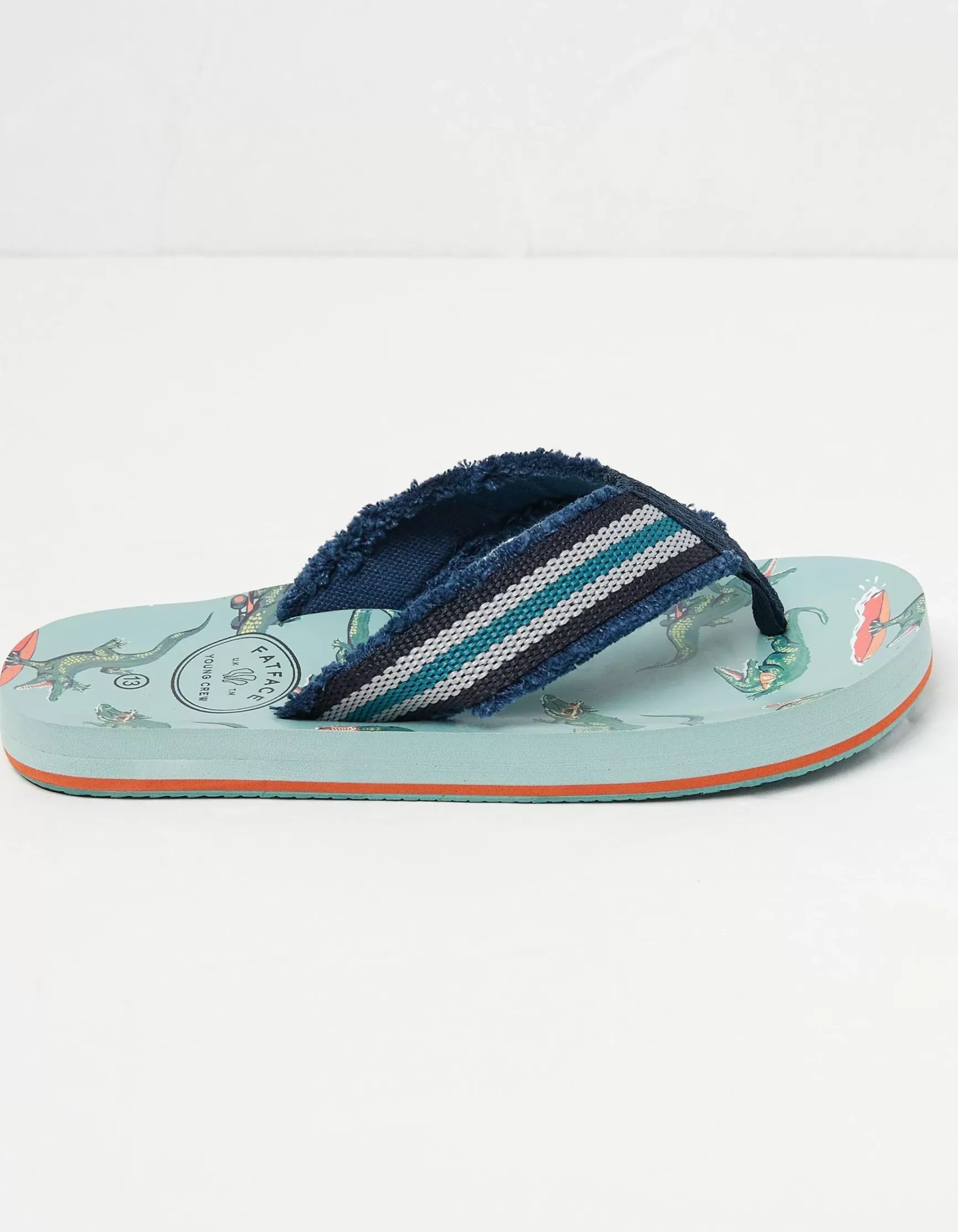 FatFace Carter Crocodile Flip Flops|Boys View All