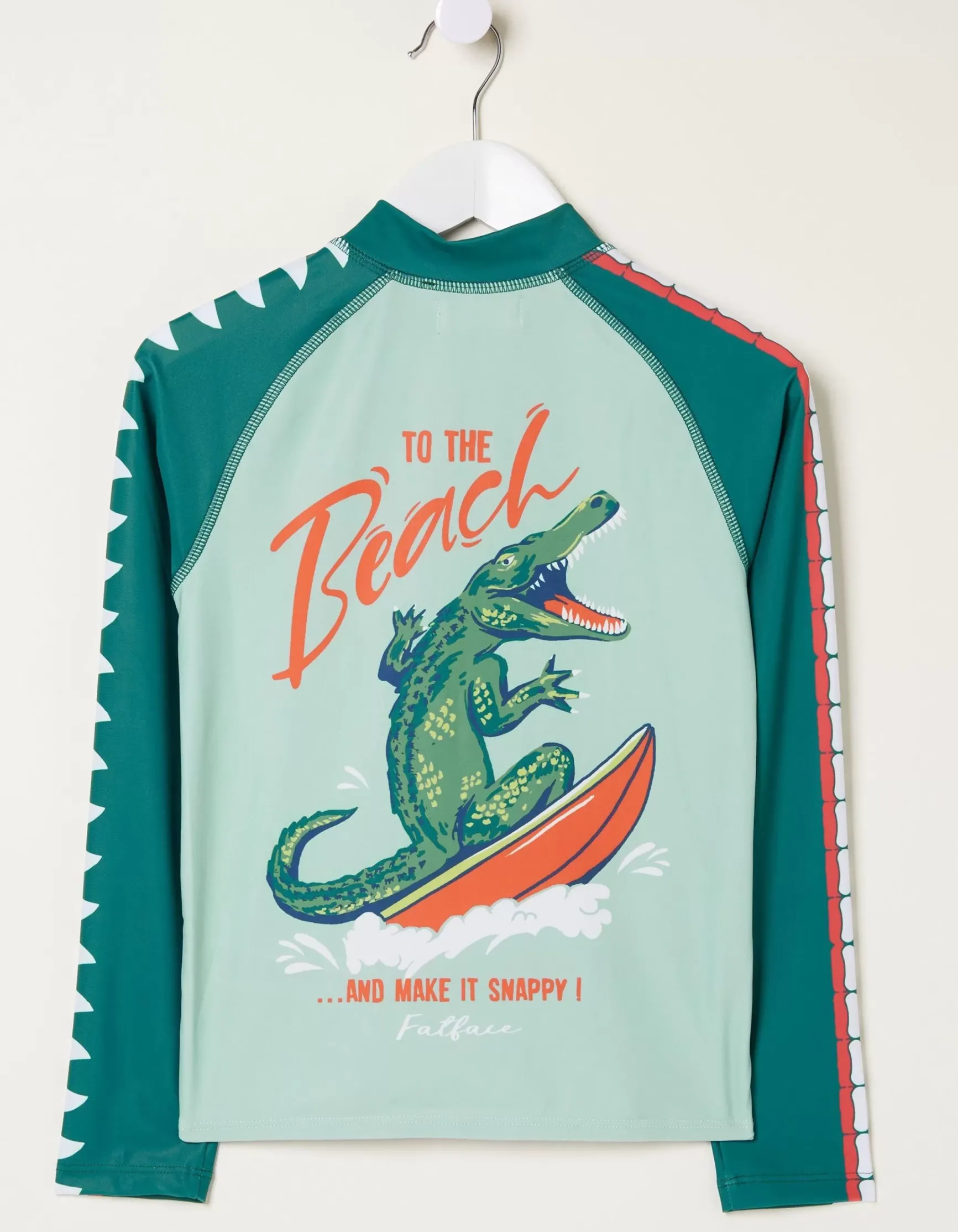 FatFace Carter Crocodile Rash Vest|Boys View All