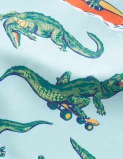 FatFace Carter Crocodile Surf Suit And Hat Set|Baby View All