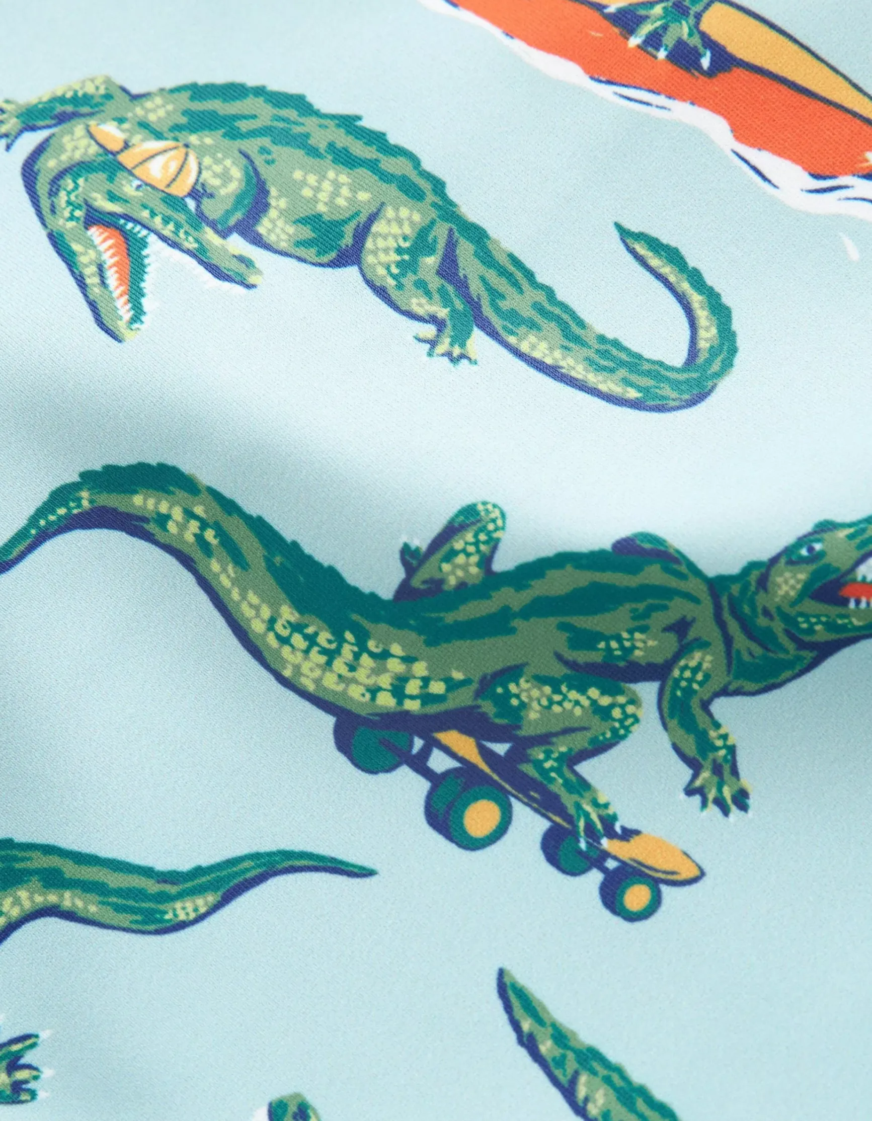 FatFace Carter Crocodile Surf Suit And Hat Set|Baby View All