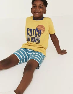 FatFace Catch The Waves Graphic T-Shirt|Boys View All