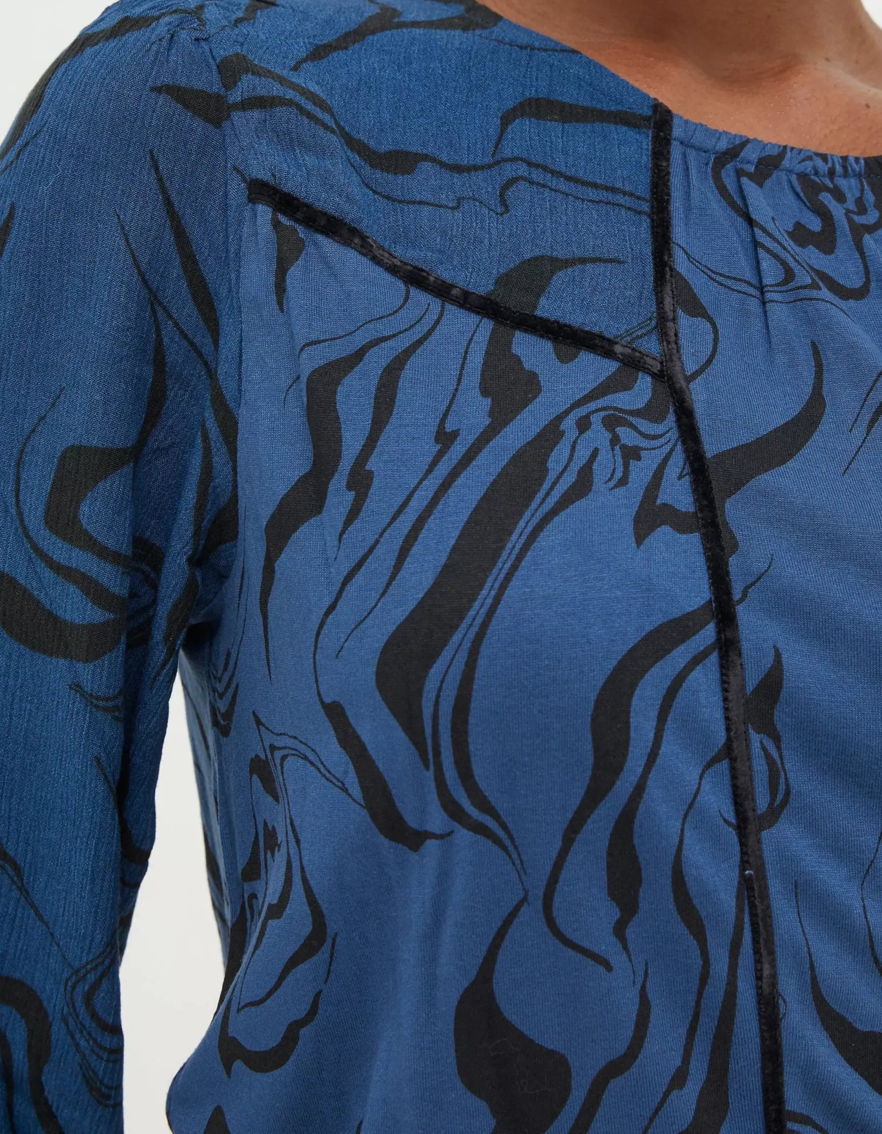 FatFace Charlee Marble Print Top|Women View All