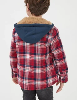 FatFace Check Hooded Shacket|Boys View All