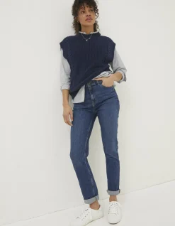 FatFace Chesham Girlfriend Comfort Stretch Jeans|Women Jeans & Dungarees