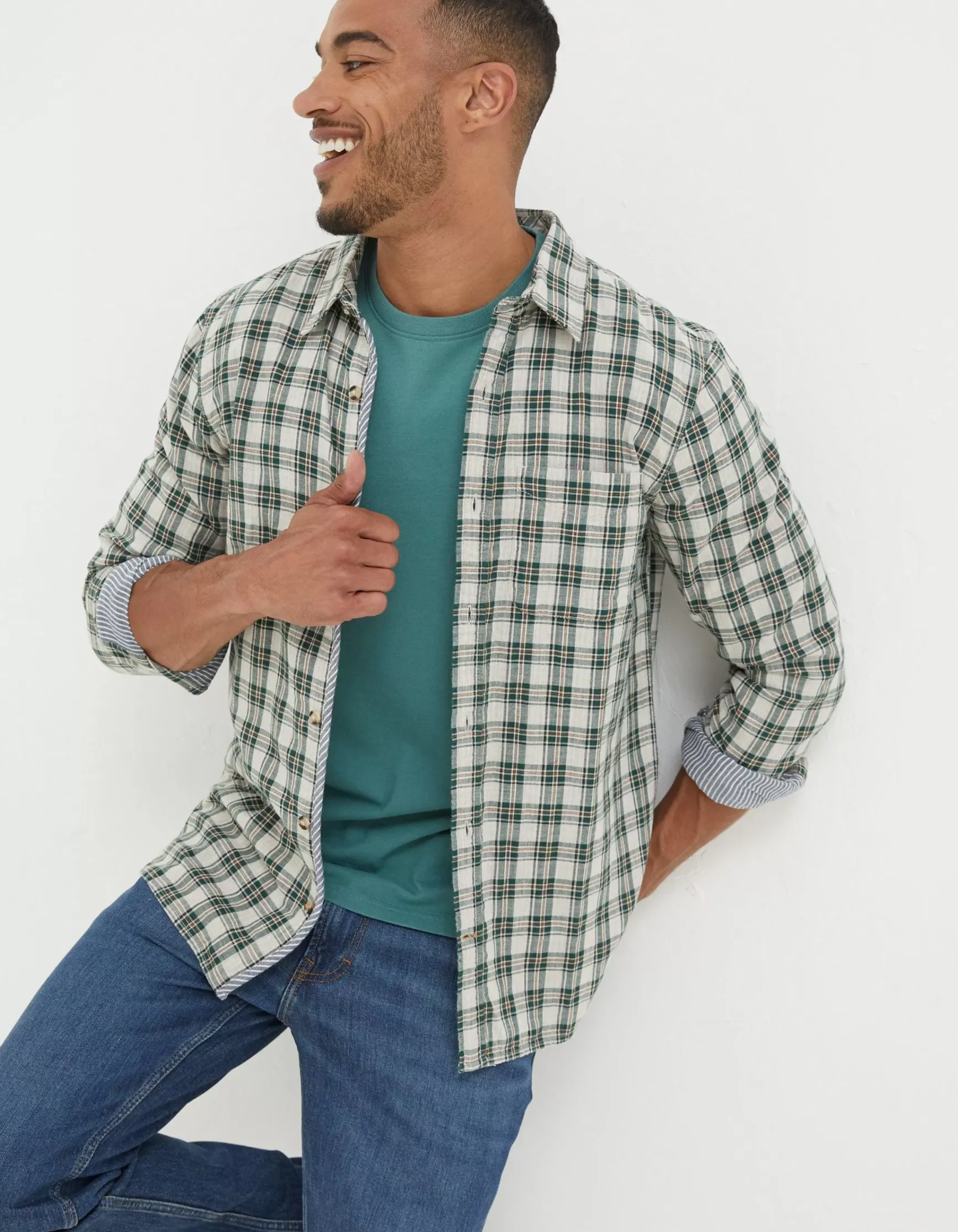FatFace Chesil Grid Check Shirt|Men View All