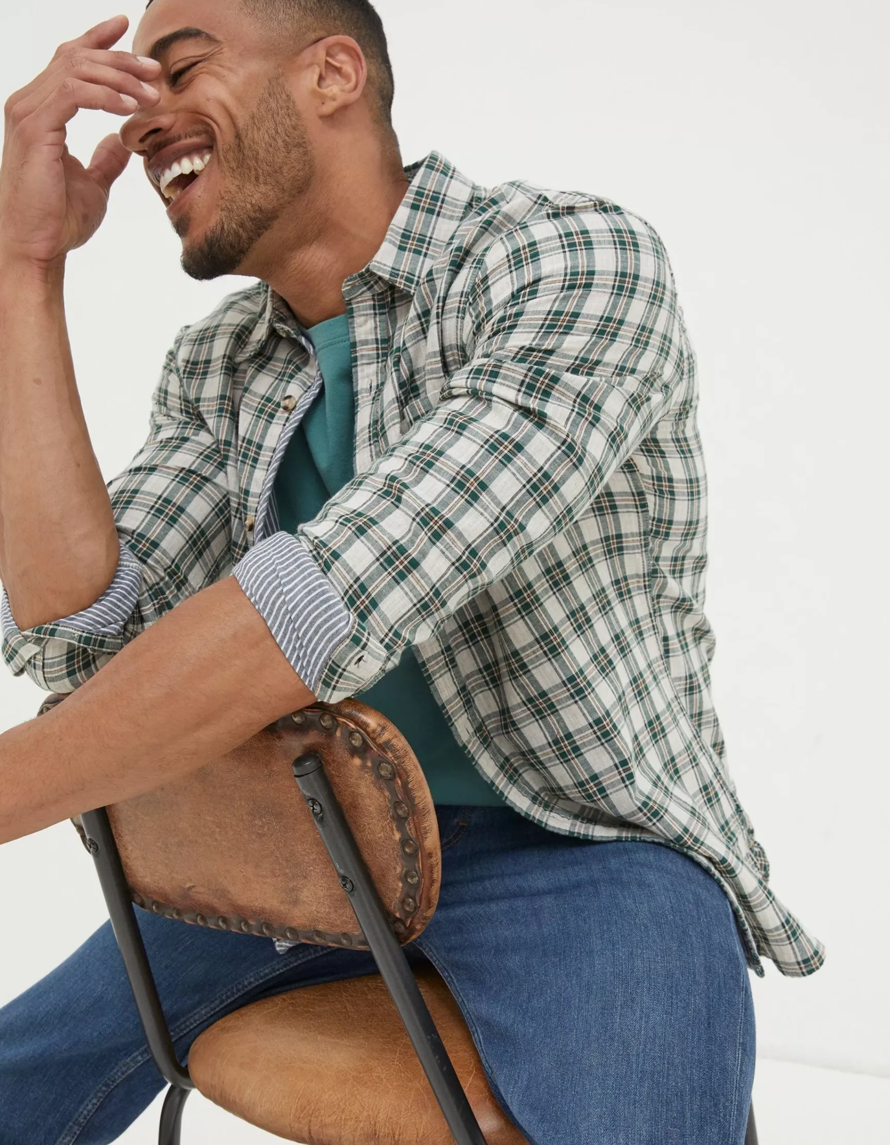 FatFace Chesil Grid Check Shirt|Men View All