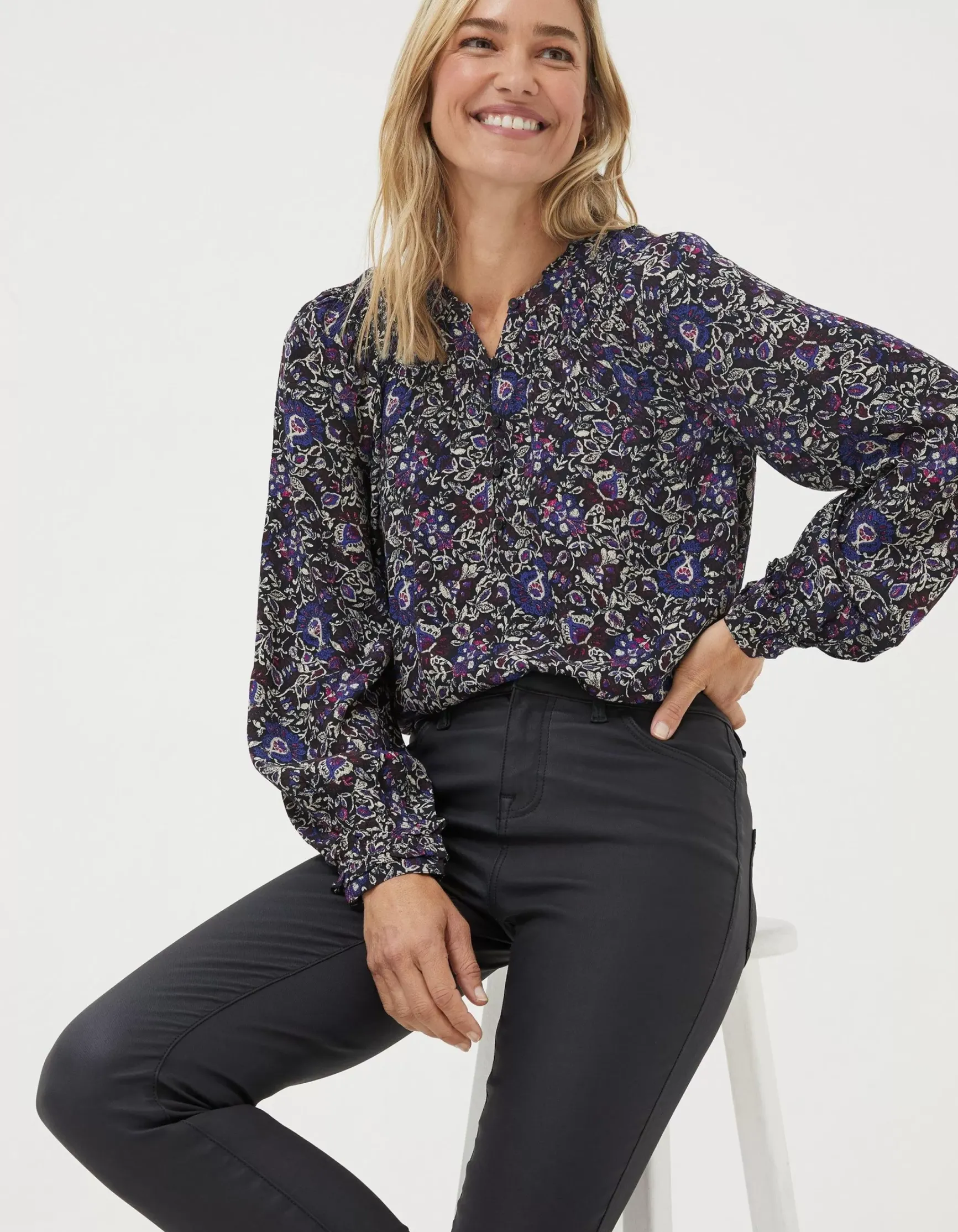 FatFace Chessie Inspirit Floral Blouse|Women View All