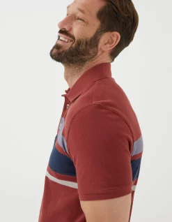 FatFace Chest Stripe Pique Polo|Men View All