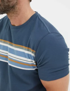 FatFace Chest Stripe T-Shirt|Men View All