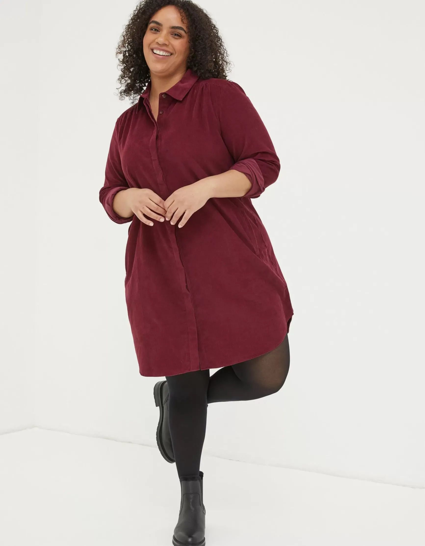 FatFace Chester Cord Dress|Women Dresses