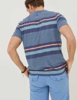FatFace Chilgrove Stripe T-Shirt|Men T-Shirts