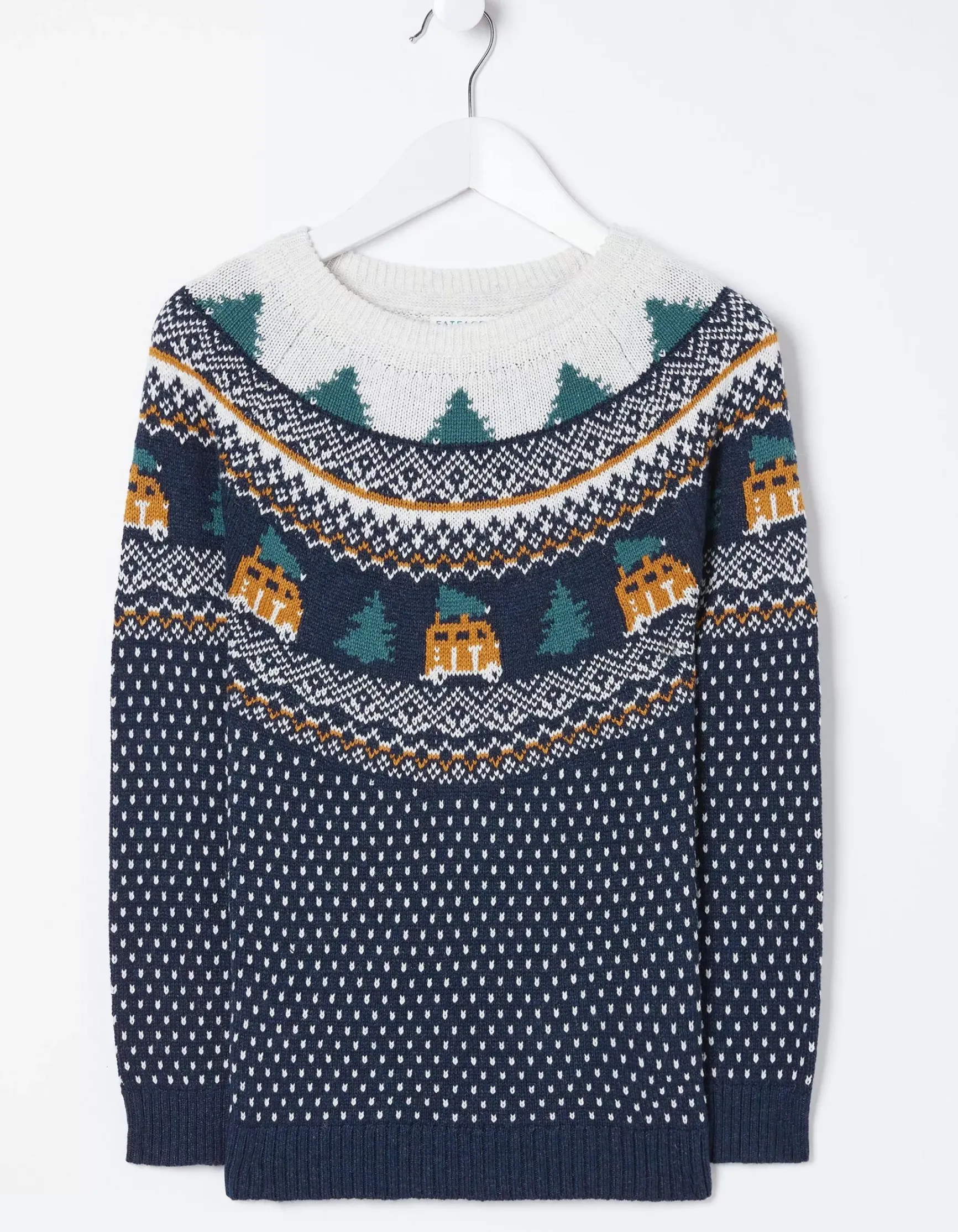 FatFace Christmas Campervan Fairisle Jumper|Boys View All