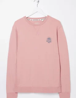 FatFace Circle Print Crew Sweatshirt|Men Sweatshirts & Hoodies