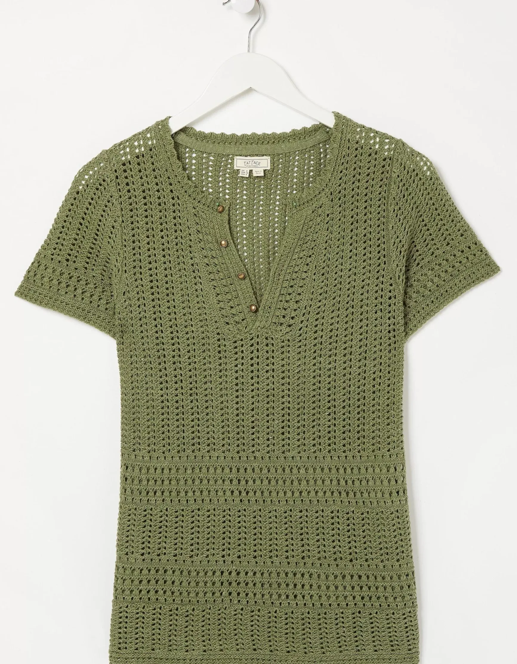 FatFace Clara Crochet Top|Women Tops & T-Shirts