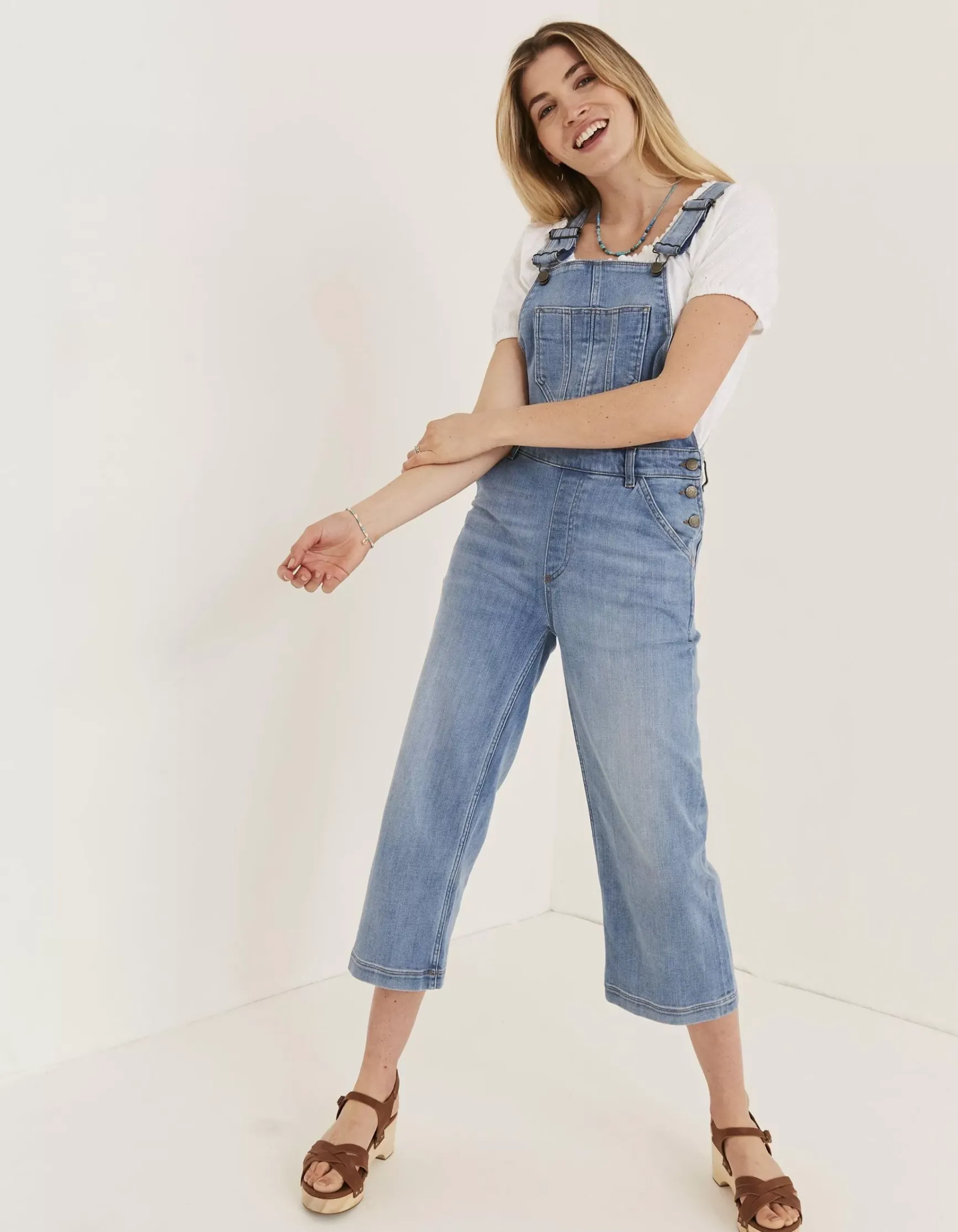 FatFace Clayton Dungarees|Women Trousers & Leggings