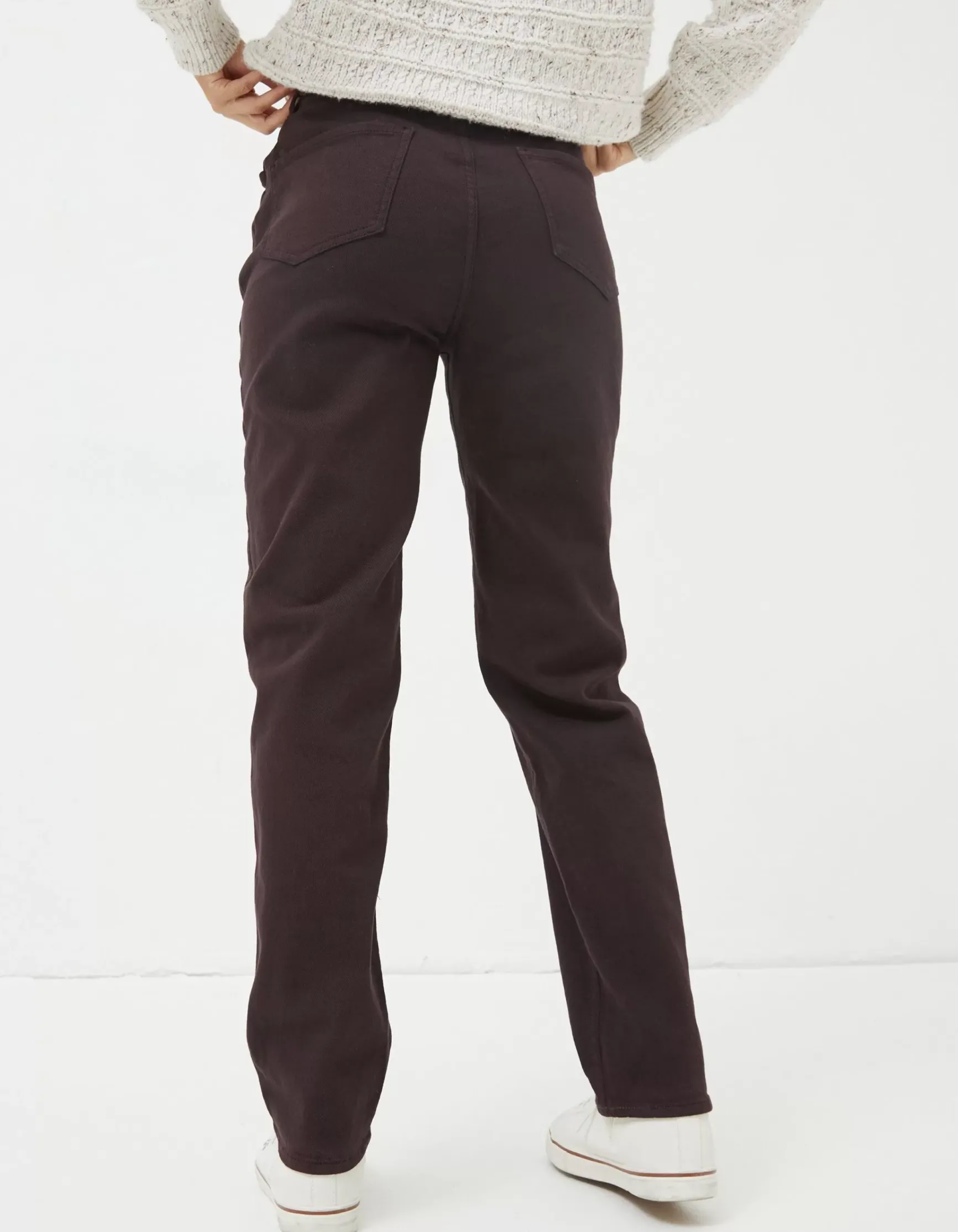 FatFace Cleo Canvas Barrel Leg Chino|Women Trousers & Leggings