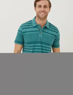 FatFace Clifton Stripe Polo|Men T-Shirts