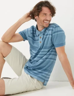 FatFace Clifton Stripe Polo|Men T-Shirts