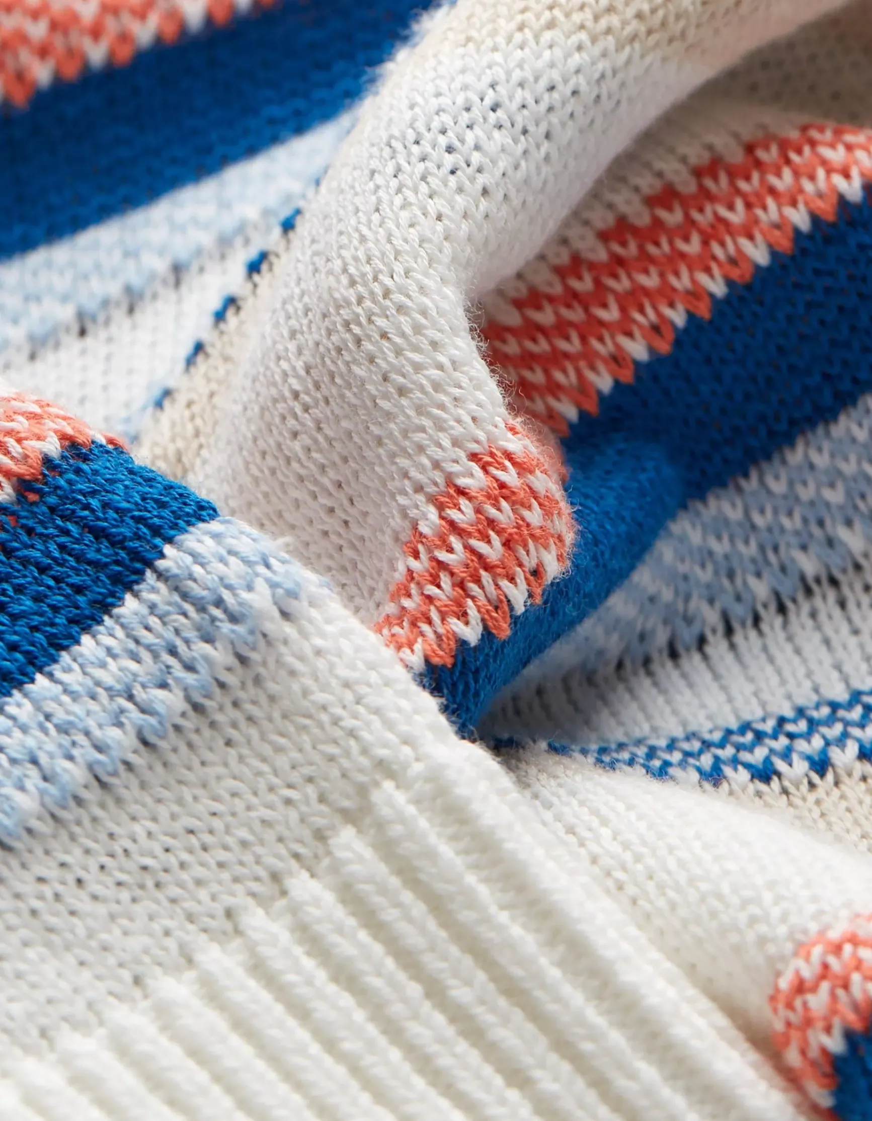 FatFace Coastal Stripe Hoodie|Women Knitwear