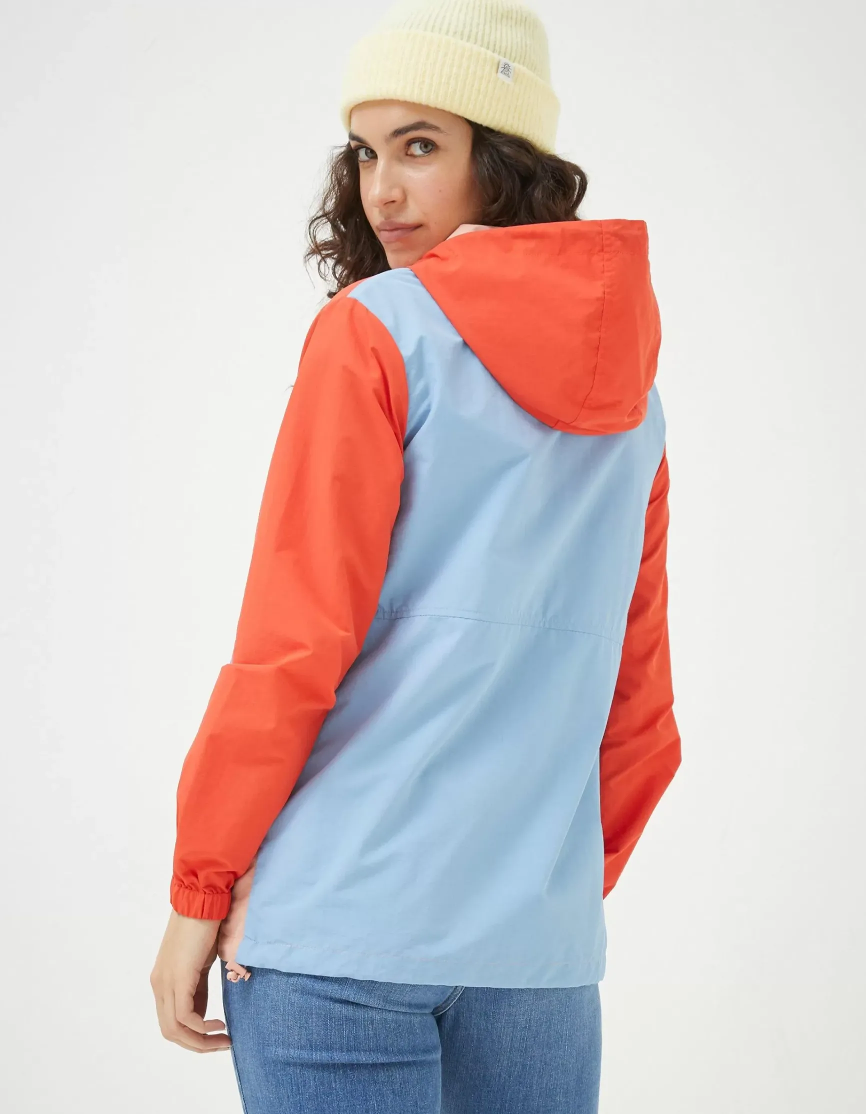 FatFace Colour Block Packaway Mac|Women Coats & Jackets