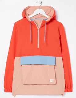 FatFace Colour Block Packaway Mac|Women Coats & Jackets