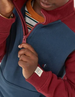 FatFace Colourblock Half Neck Sweat|Boys View All