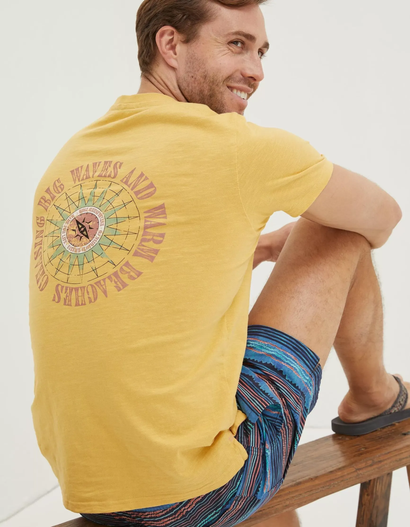 FatFace Compass T-Shirt|Men T-Shirts