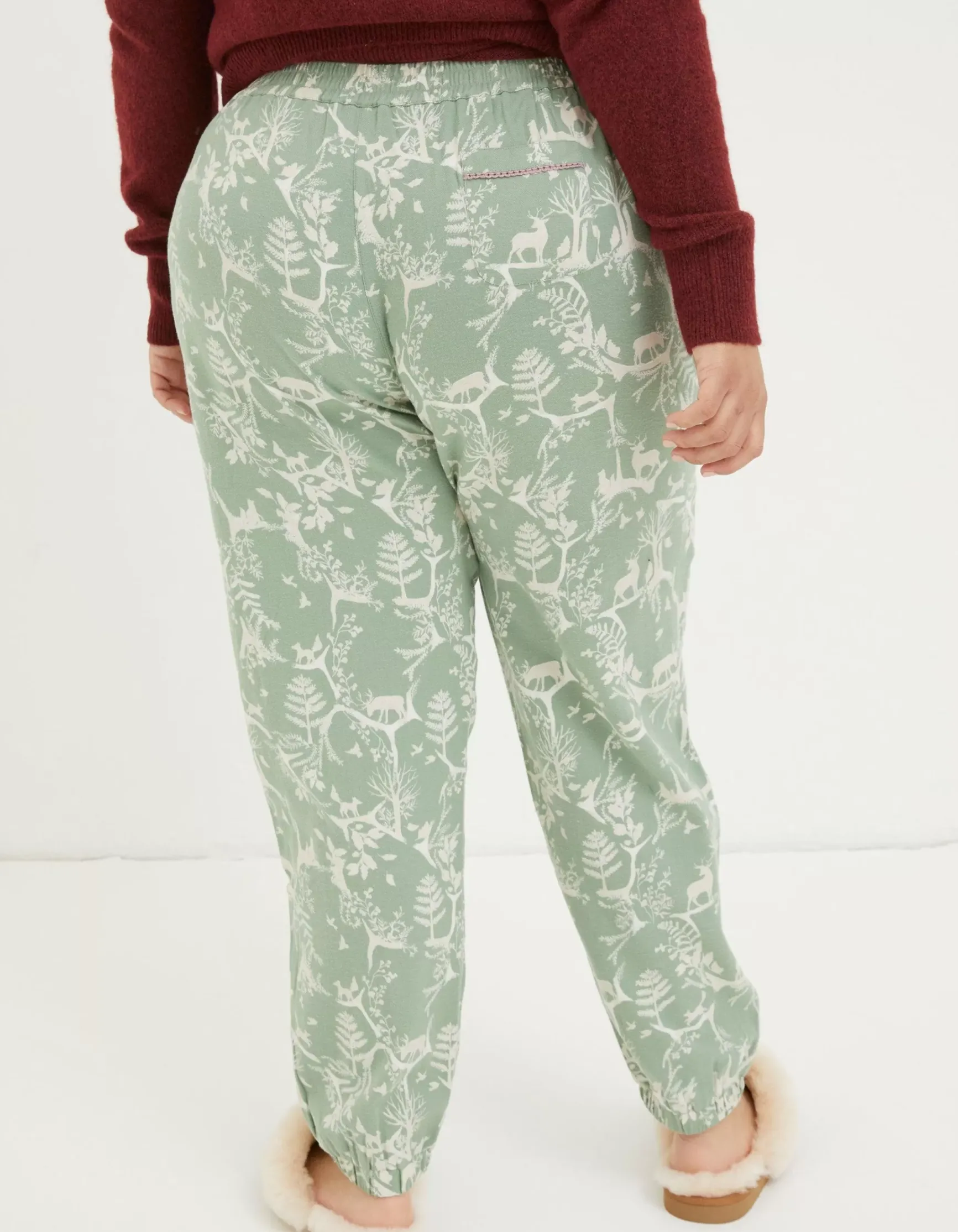 FatFace Cora Forest Scapes Pyjama Bottoms|Women Nightwear & Loungewear