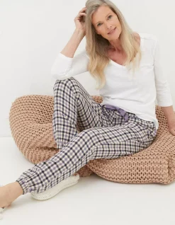 FatFace Cora Gingham Pyjama Bottoms|Women Nightwear & Loungewear