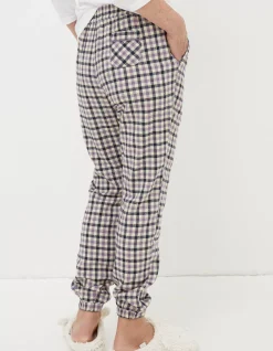 FatFace Cora Gingham Pyjama Bottoms|Women Nightwear & Loungewear