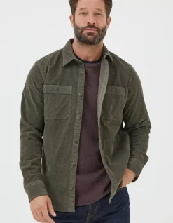 FatFace Cord Utility Shirt|Men View All