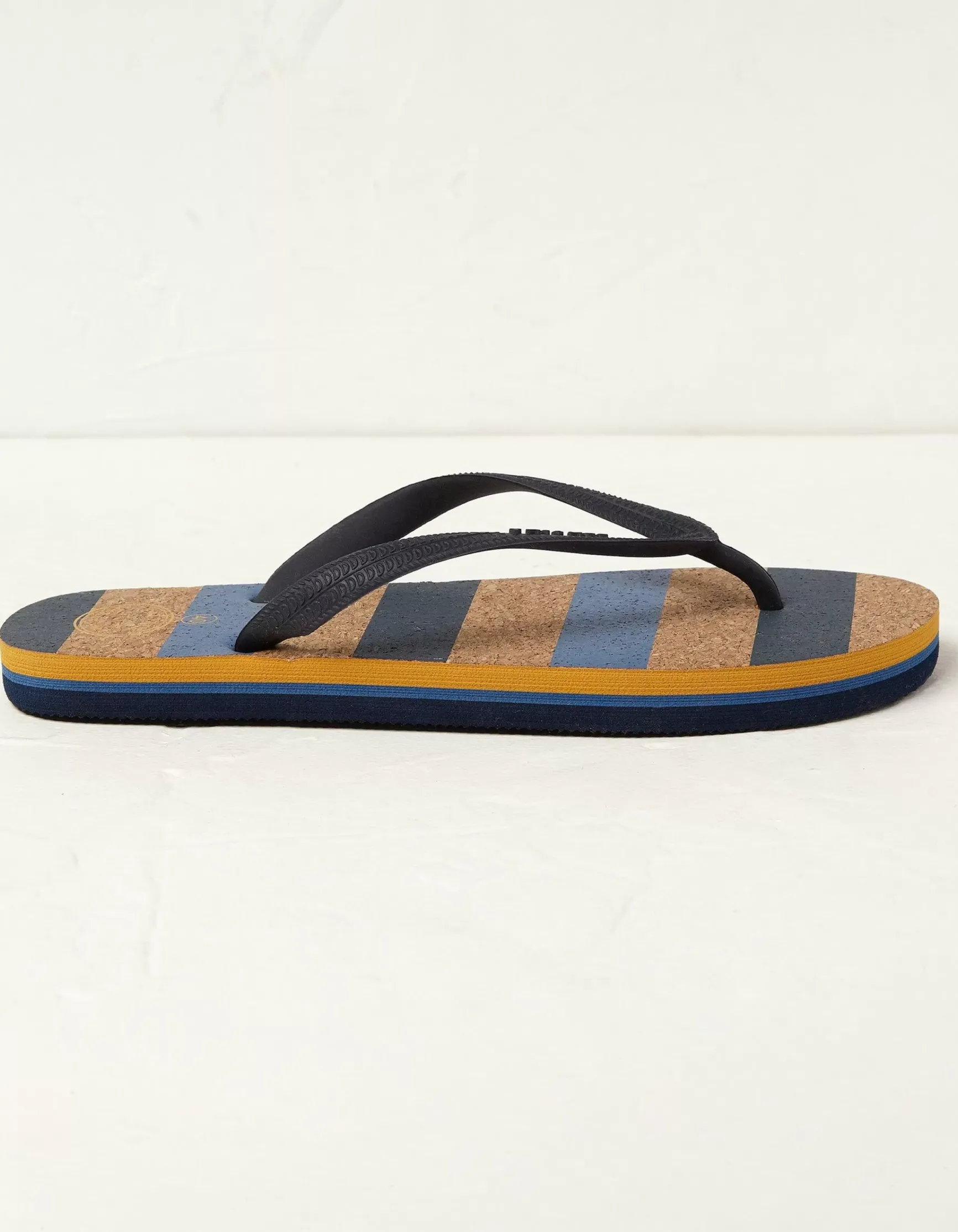 FatFace Cork Stripe Flip Flops|Men View All