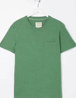 FatFace Cotton Linen Pocket T-Shirt|Men T-Shirts
