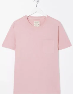 FatFace Cotton Linen Pocket T-Shirt|Men T-Shirts