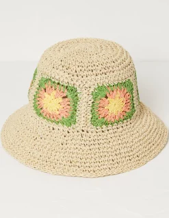 FatFace Crochet Straw Hat|Kids View All