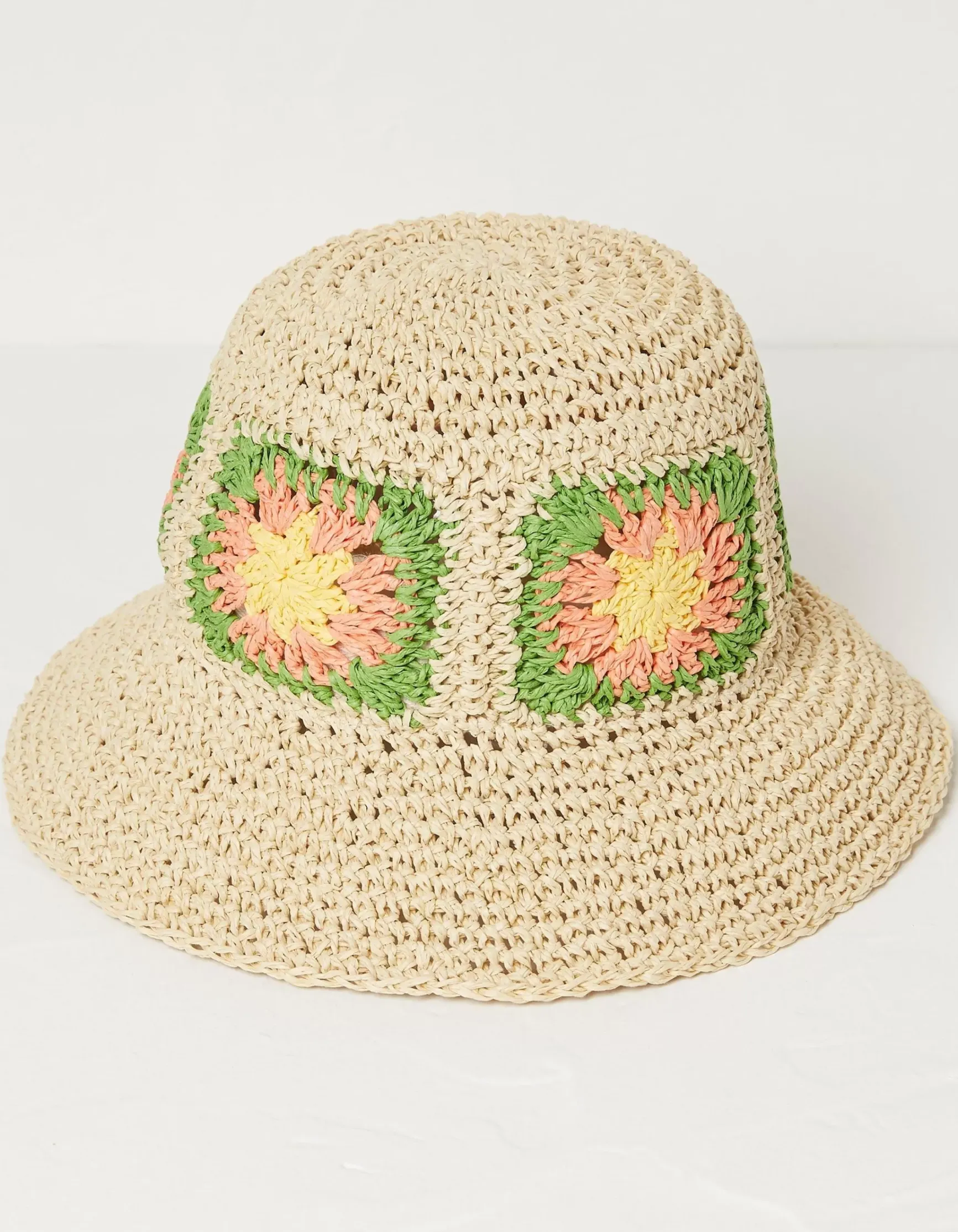 FatFace Crochet Straw Hat|Kids View All