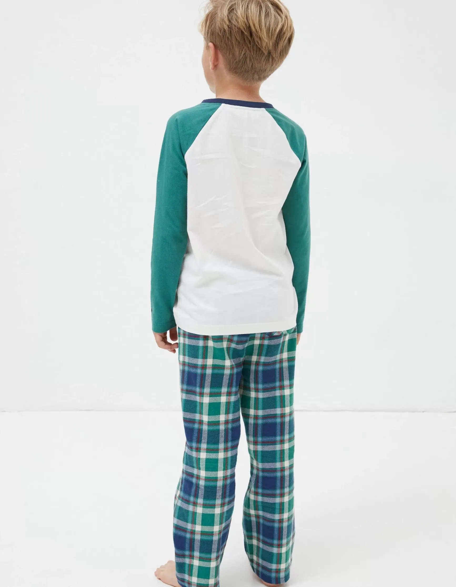 FatFace Crocodile Check Pyjama Set|Boys View All