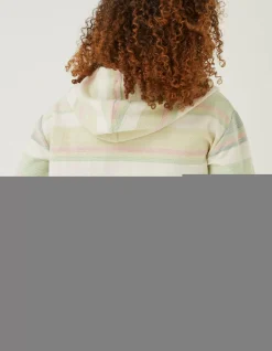 FatFace Daisy Textured Zip Up Hoodie|Women Sweatshirts & Hoodies