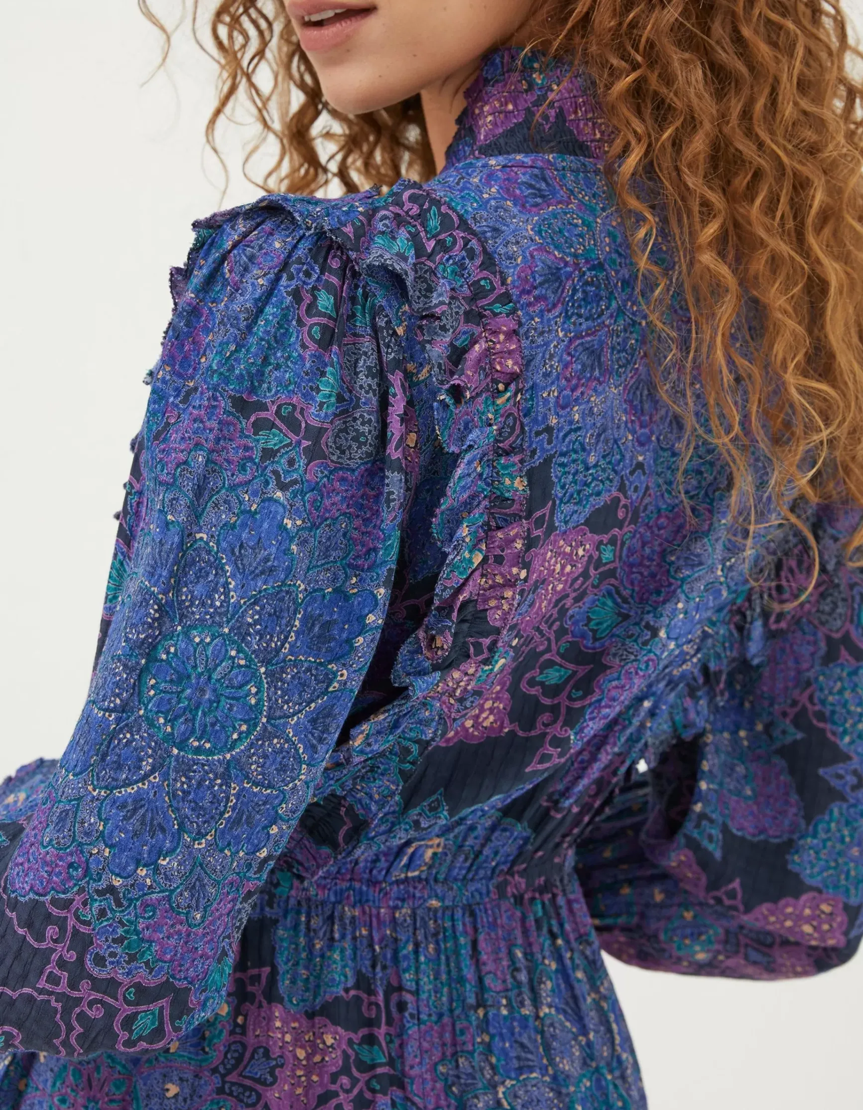 FatFace Darcey Mosaic Geo Dress|Women Dresses