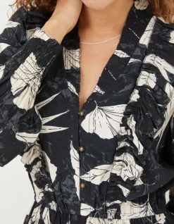 FatFace Darcey Twilight Leaves Dress|Women Dresses