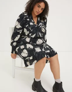FatFace Darcey Twilight Leaves Dress|Women Dresses