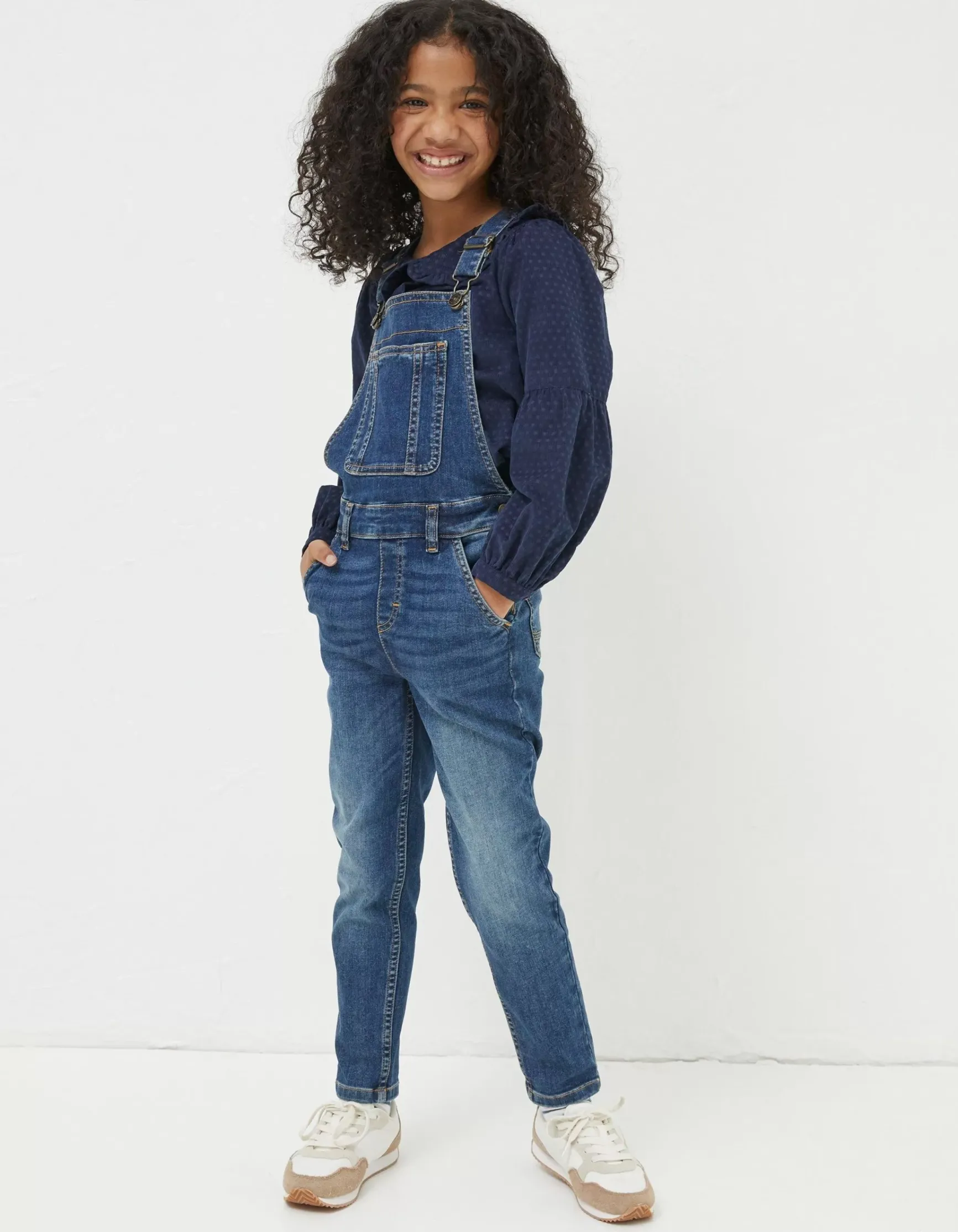 FatFace Darcy Skinny Dungarees|Girls View All