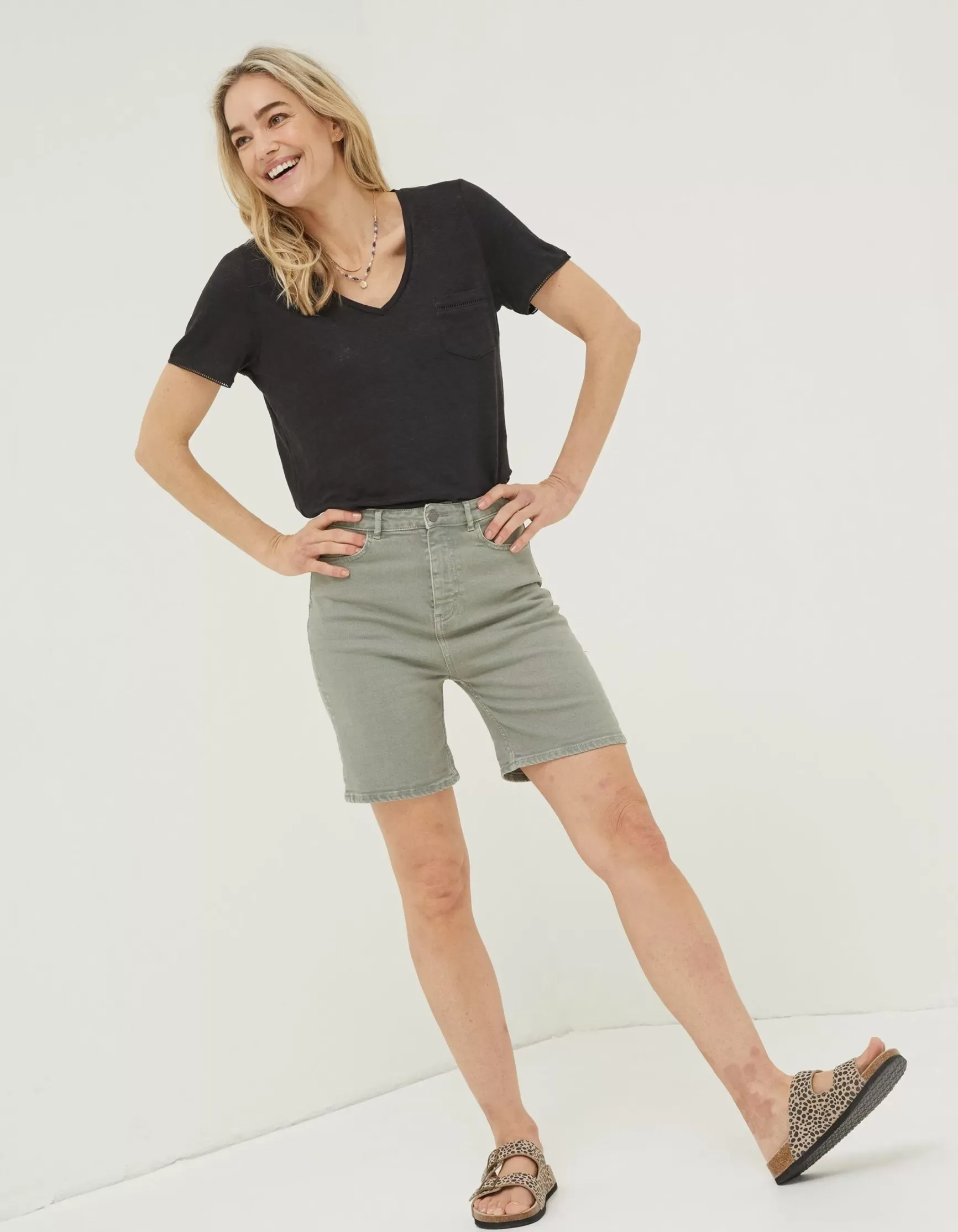 FatFace Darley Denim Shorts|Women Shorts