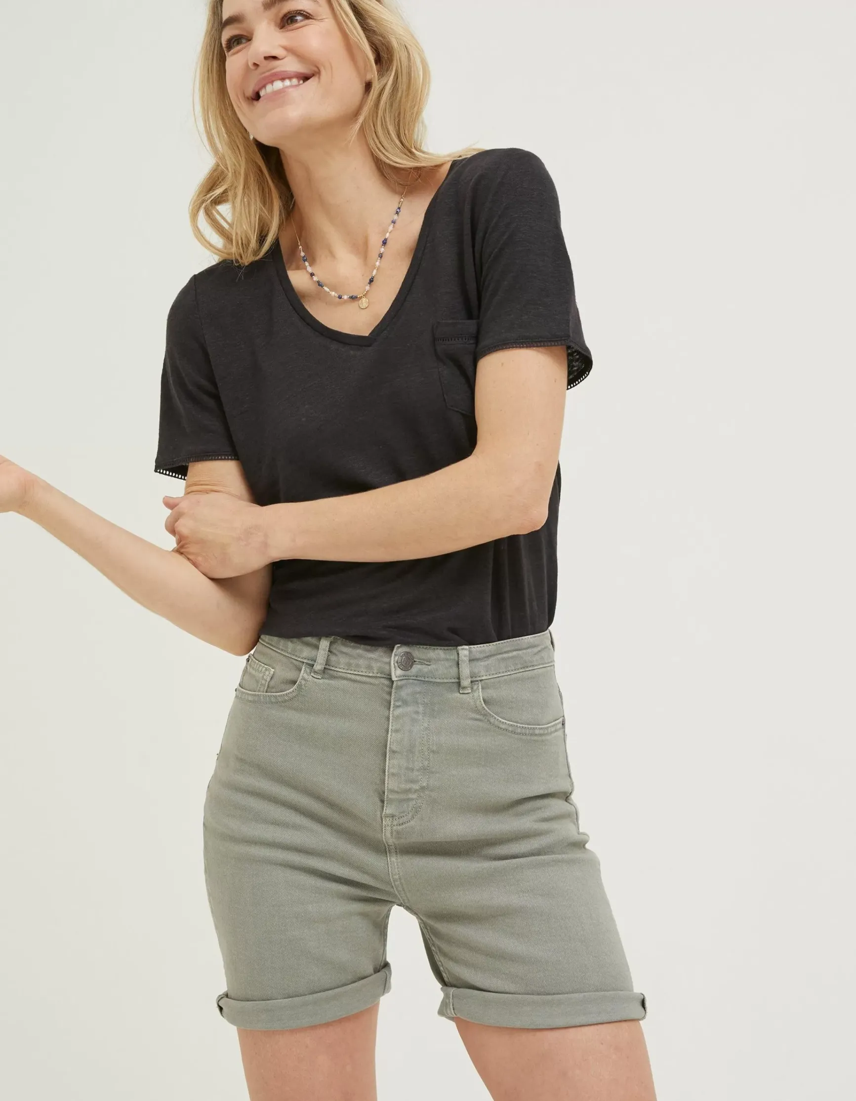 FatFace Darley Denim Shorts|Women Shorts