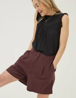 FatFace Deal A Line Linen Blend Short|Women Shorts