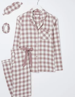 FatFace Debbie Check Pyjamas Gift Box Set|Women View All