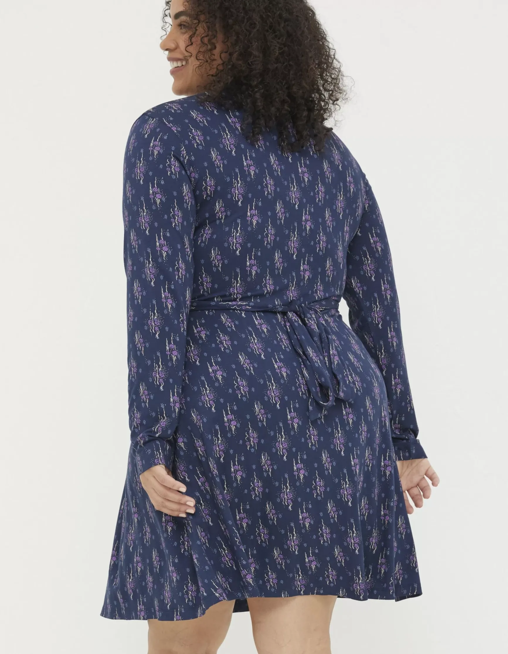 FatFace Delphine Ink Ditsy Jersey Dress|Women View All