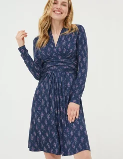 FatFace Delphine Ink Ditsy Jersey Dress|Women Dresses