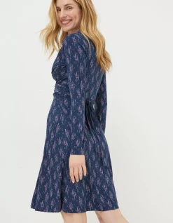 FatFace Delphine Ink Ditsy Jersey Dress|Women Dresses